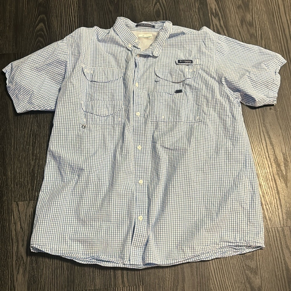 🍍COLUMBIA SUPER BONEHEADED BUTTUN UP FISHING SHIRT🍍SIZE XL🍍Y-1